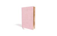The Jesus Bible, NIV Edition, Leathersoft over Board, Pink, Comfort Print