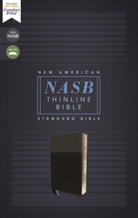NASB, Thinline Bible, Leathersoft, Black, Red Letter, 1995 Text, Comfort Print