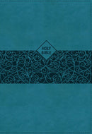 NASB, Super Giant Print Reference Bible, Leathersoft, Teal, Red Letter, 1995 Text, Comfort Print