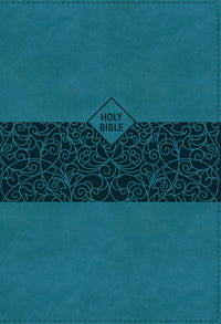 NASB, Super Giant Print Reference Bible, Leathersoft, Teal, Red Letter, 1995 Text, Comfort Print