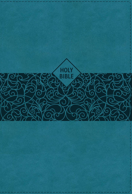 NASB, Super Giant Print Reference Bible, Leathersoft, Teal, Red Letter, 1995 Text, Comfort Print