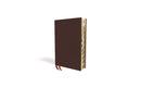 NASB, Thinline Bible, Large Print, Bonded Leather, Burgundy, Red Letter, 1995 Text, Thumb Indexed, Comfort Print