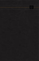 NASB, Thinline Bible, Large Print, Leathersoft, Black, Red Letter, 2020 Text, Thumb Indexed, Comfort Print