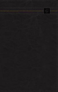 NASB, Thinline Bible, Large Print, Leathersoft, Black, Red Letter, 2020 Text, Thumb Indexed, Comfort Print