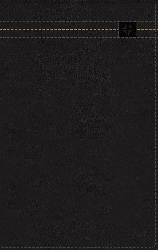 NASB, Thinline Bible, Large Print, Leathersoft, Black, Red Letter, 2020 Text, Thumb Indexed, Comfort Print