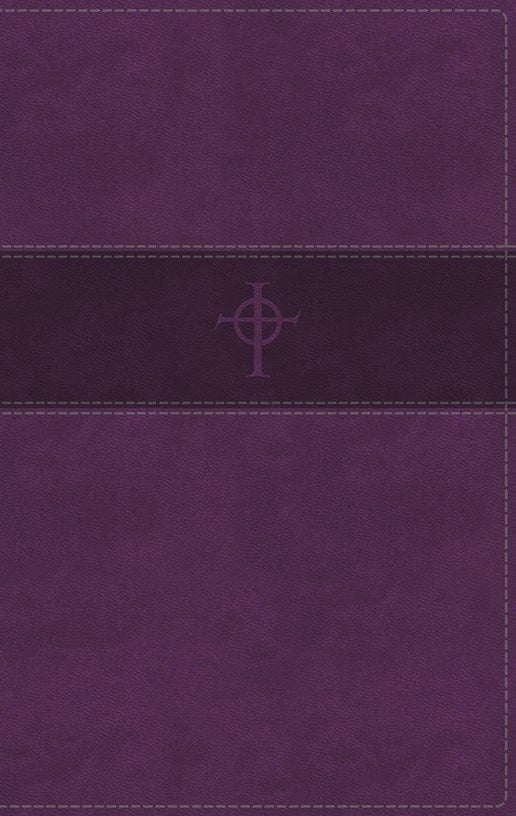 NRSV, Personal Size Large Print Bible with Apocrypha, Leathersoft, Purple, Comfort Print