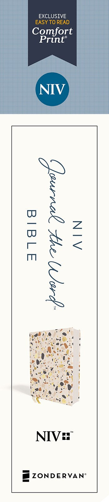 NIV, Journal the Word Bible (Perfect for Note-Taking), Cloth over Board, Cream, Red Letter, Comfort Print: Reflect, Take Notes, or Create Art Next to Your Favorite Verses
