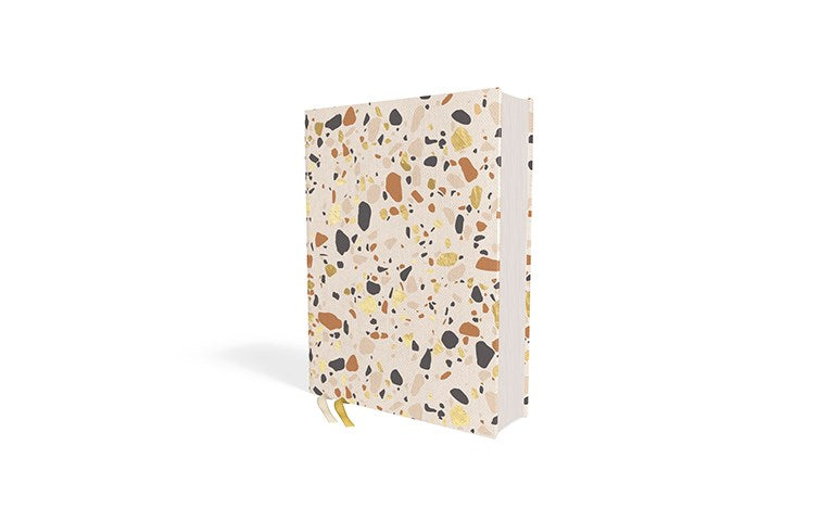 NIV, Journal the Word Bible (Perfect for Note-Taking), Cloth over Board, Cream, Red Letter, Comfort Print: Reflect, Take Notes, or Create Art Next to Your Favorite Verses