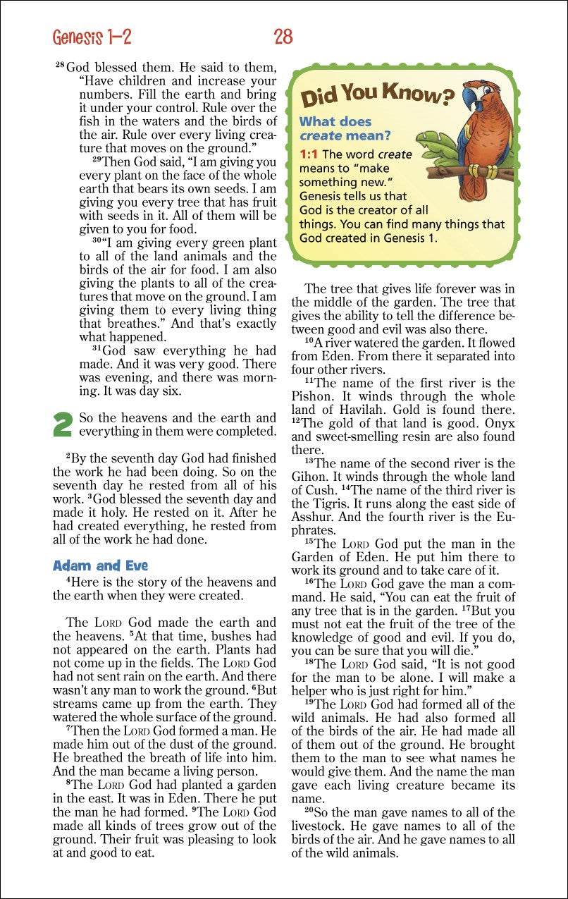 NIrV, Adventure Bible for Early Readers, Hardcover, Full Color
