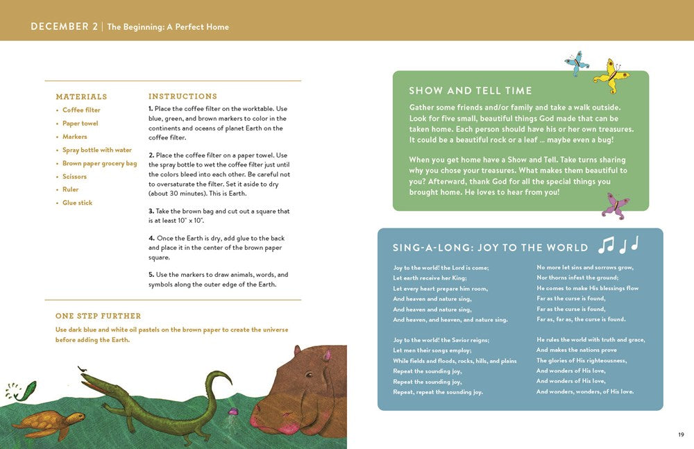 The Jesus Storybook Bible Advent Activity Book: 24 Guided Crafts, plus Games, Songs, Recipes, and More (The Story of God's Great Love)