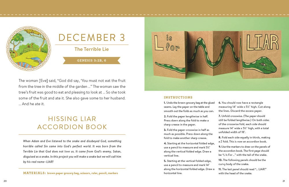 The Jesus Storybook Bible Advent Activity Book: 24 Guided Crafts, plus Games, Songs, Recipes, and More (The Story of God's Great Love)
