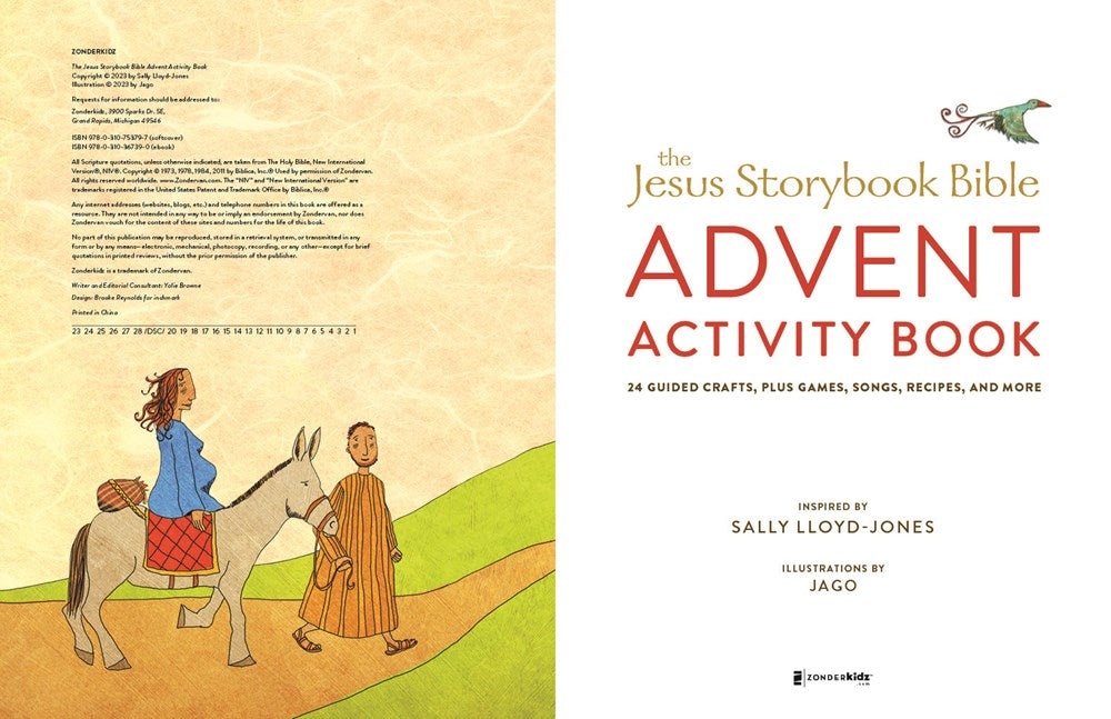 The Jesus Storybook Bible Advent Activity Book: 24 Guided Crafts, plus Games, Songs, Recipes, and More (The Story of God's Great Love)