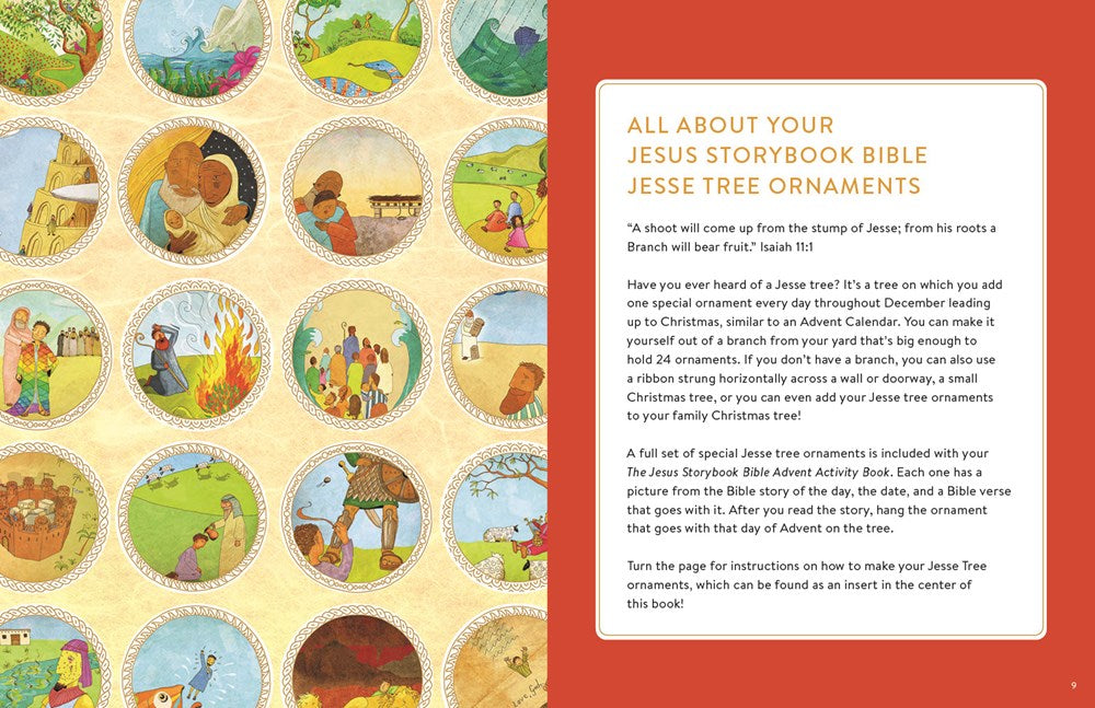 The Jesus Storybook Bible Advent Activity Book: 24 Guided Crafts, plus Games, Songs, Recipes, and More (The Story of God's Great Love)