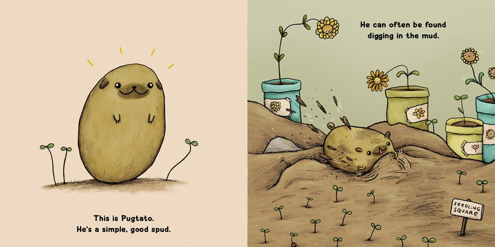 Pugtato Finds a Thing