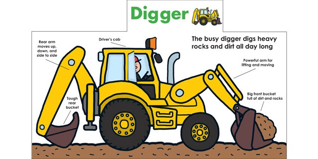 Lift-the-Flap Tab: Trucks: An interactive board book for little fans of trucks