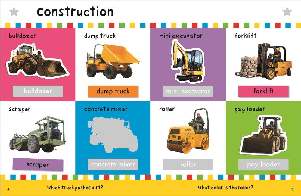 First 100 Stickers: Trucks and Things That Go: Over 500 stickers for learning and play!
