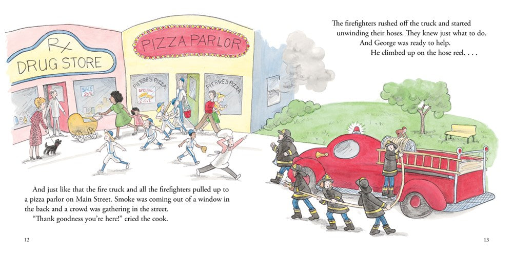 Curious George and the Firefighters: A Playful Field Trip to the Firehouse with Everyone's Favorite Curious Monkey