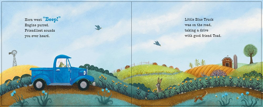 Little Blue Truck Makes a Friend: A Friendship Book for Kids - A Gentle Story About Welcoming Farm Animals