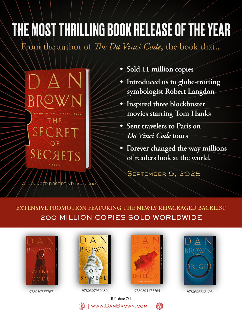 The Secret of Secrets: A Novel (Robert Langdon)