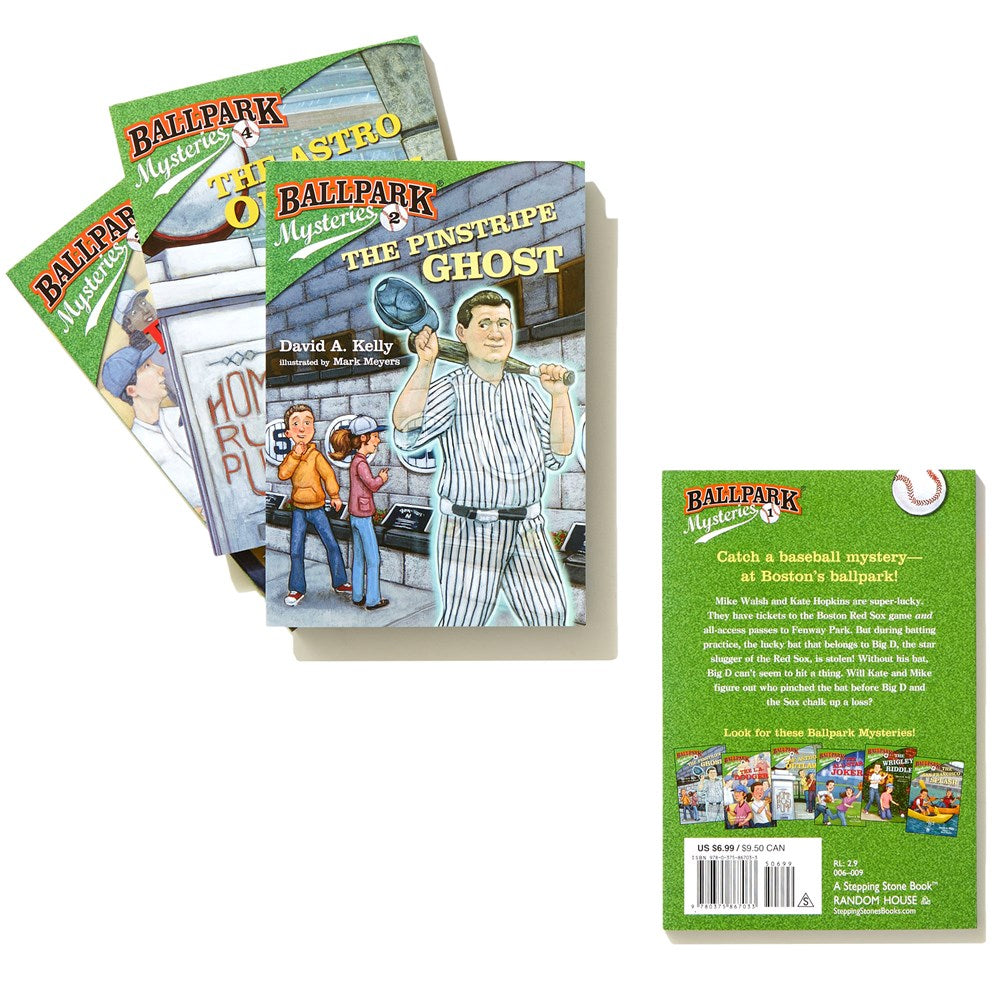 Ballpark Mysteries: The Dugout boxed set (books 1-4): The Fenway Foul-Up, The Pinstripe Ghost, The L.A. Dodger, The Astro Outlaw