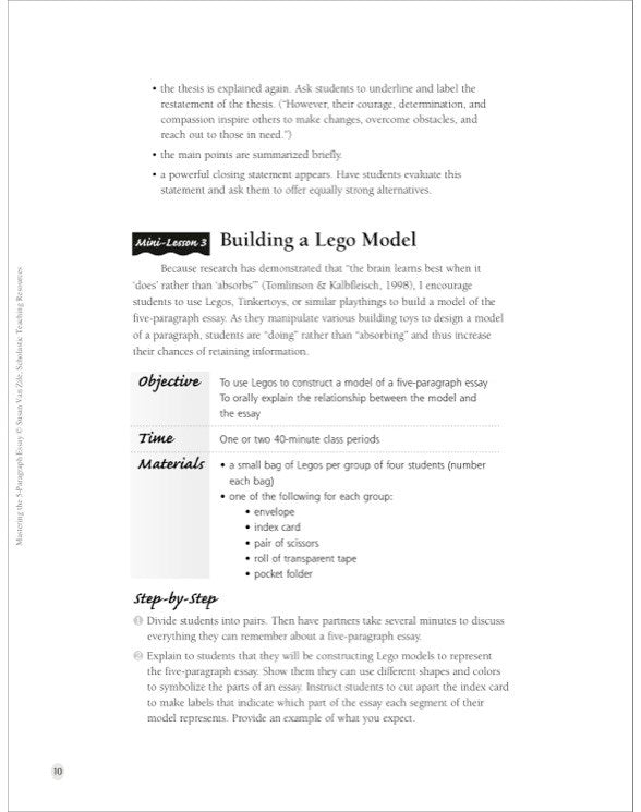 Mastering The 5-paragraph Essay