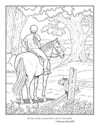The Horse Lovers' Coloring Book (Dover Animal Coloring Books)