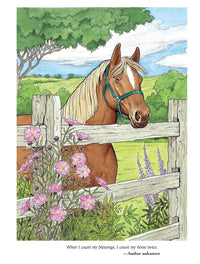 The Horse Lovers' Coloring Book (Dover Animal Coloring Books)
