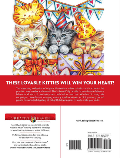 Creative Haven It's a Cat's World! Coloring Book (Adult Coloring Books: Pets)