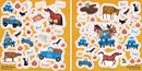 Little Blue Truck Farm Sticker Fun!: A Playful Autumn Activity Book of Counting, Coloring, and Mazes for Children (Ages 4-7)