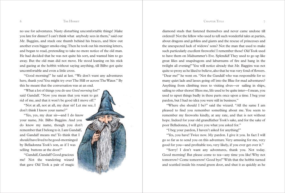 The Hobbit: Illustrated Edition: An Illustrated Edition of Tolkien's Classic Epic Fantasy Adventure