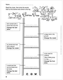 Daily Word Ladders: Grades 1-2