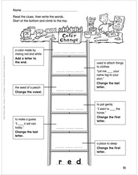Daily Word Ladders: Grades 1-2