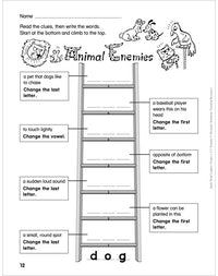 Daily Word Ladders: Grades 1-2