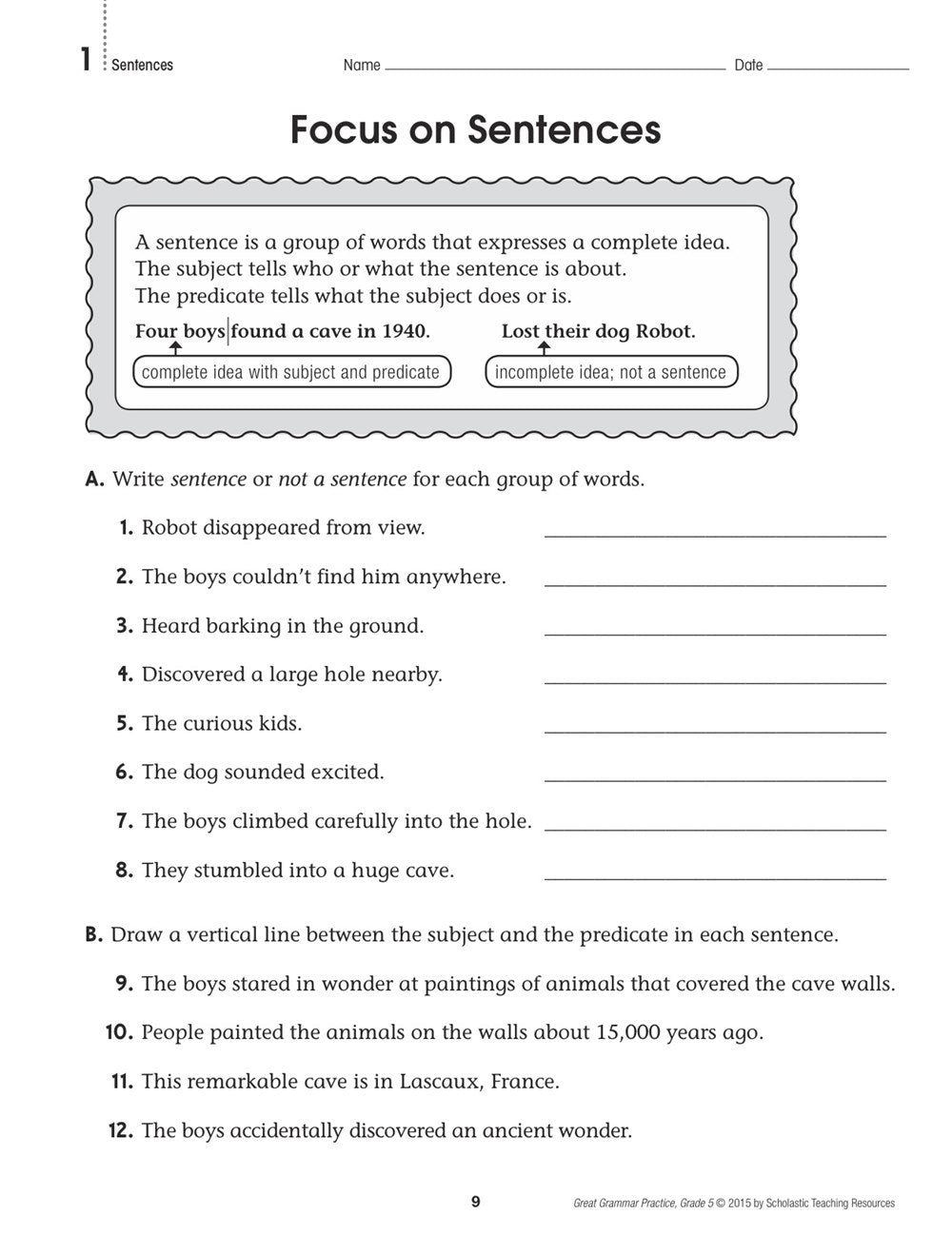 Great Grammar Practice: Grade 5