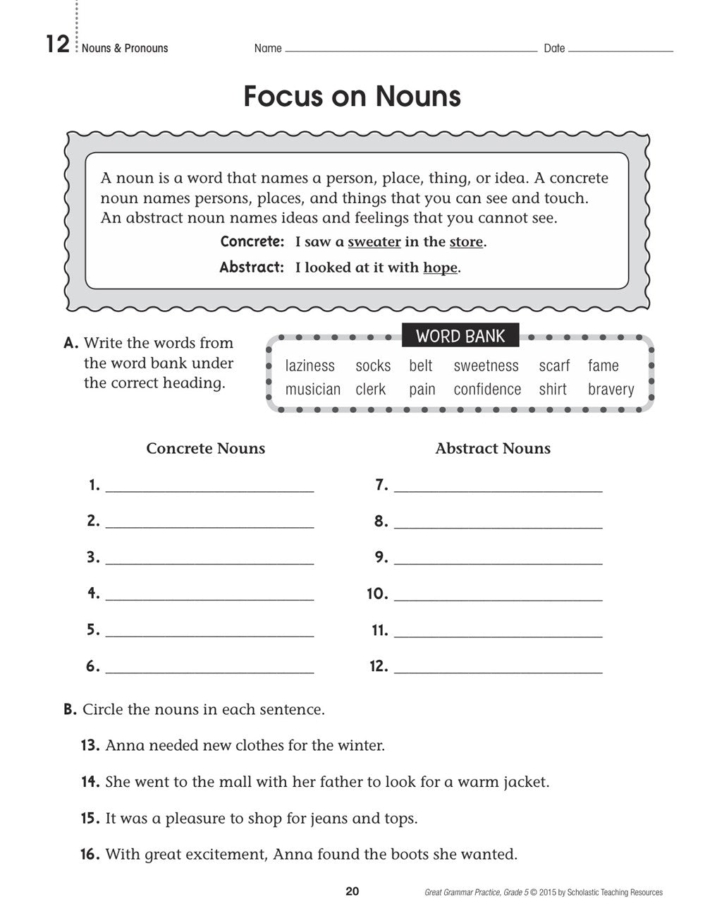 Great Grammar Practice: Grade 5