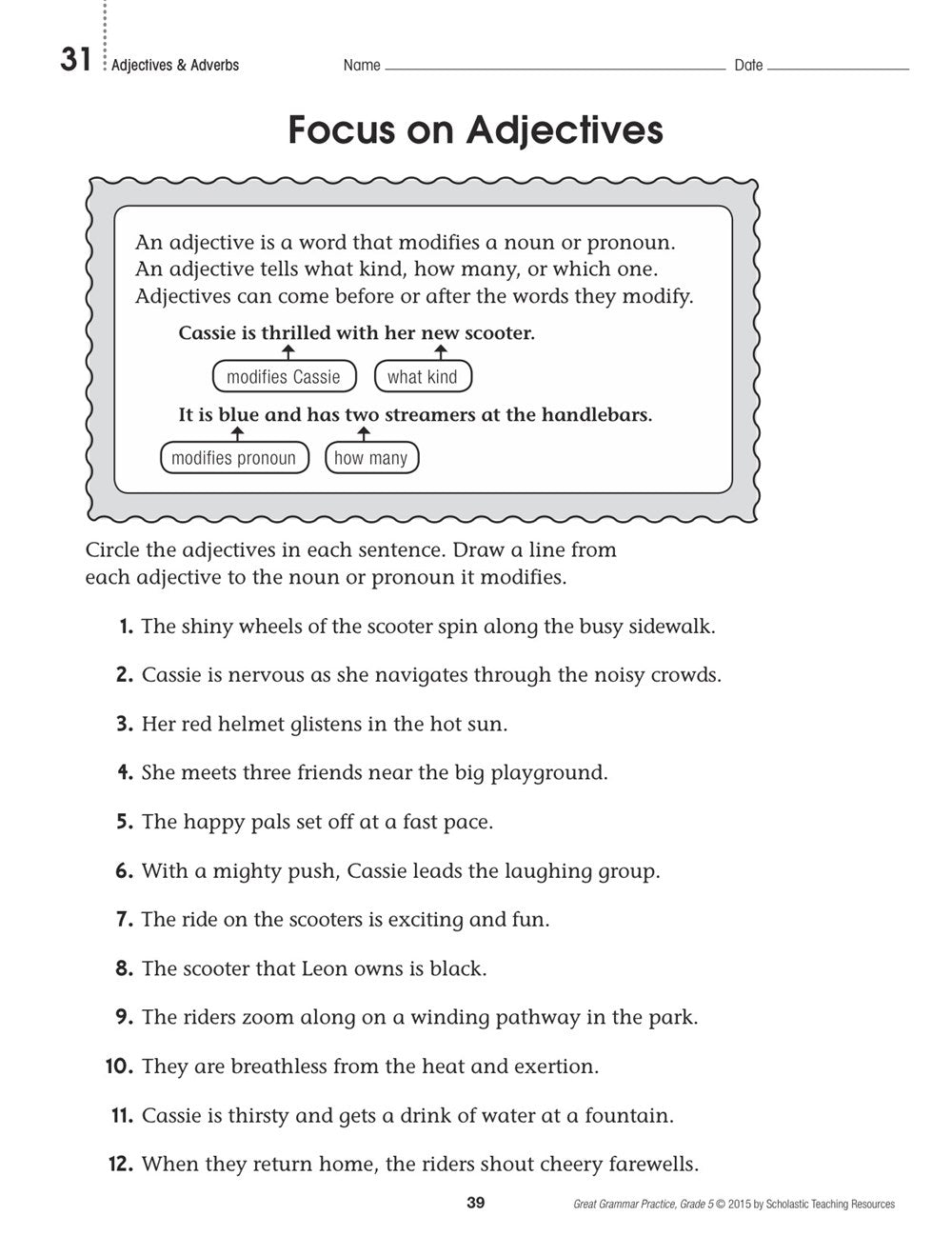 Great Grammar Practice: Grade 5