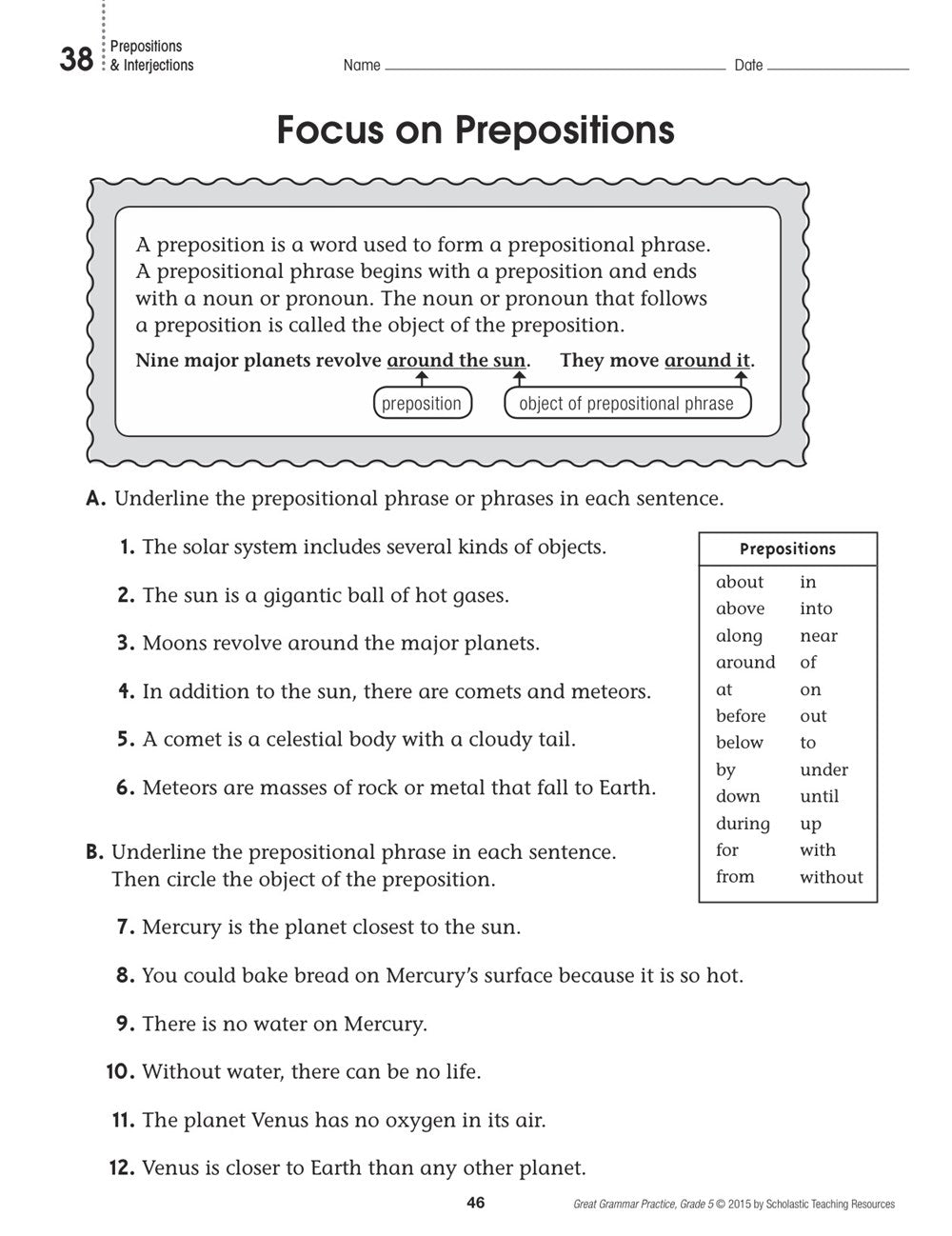 Great Grammar Practice: Grade 5