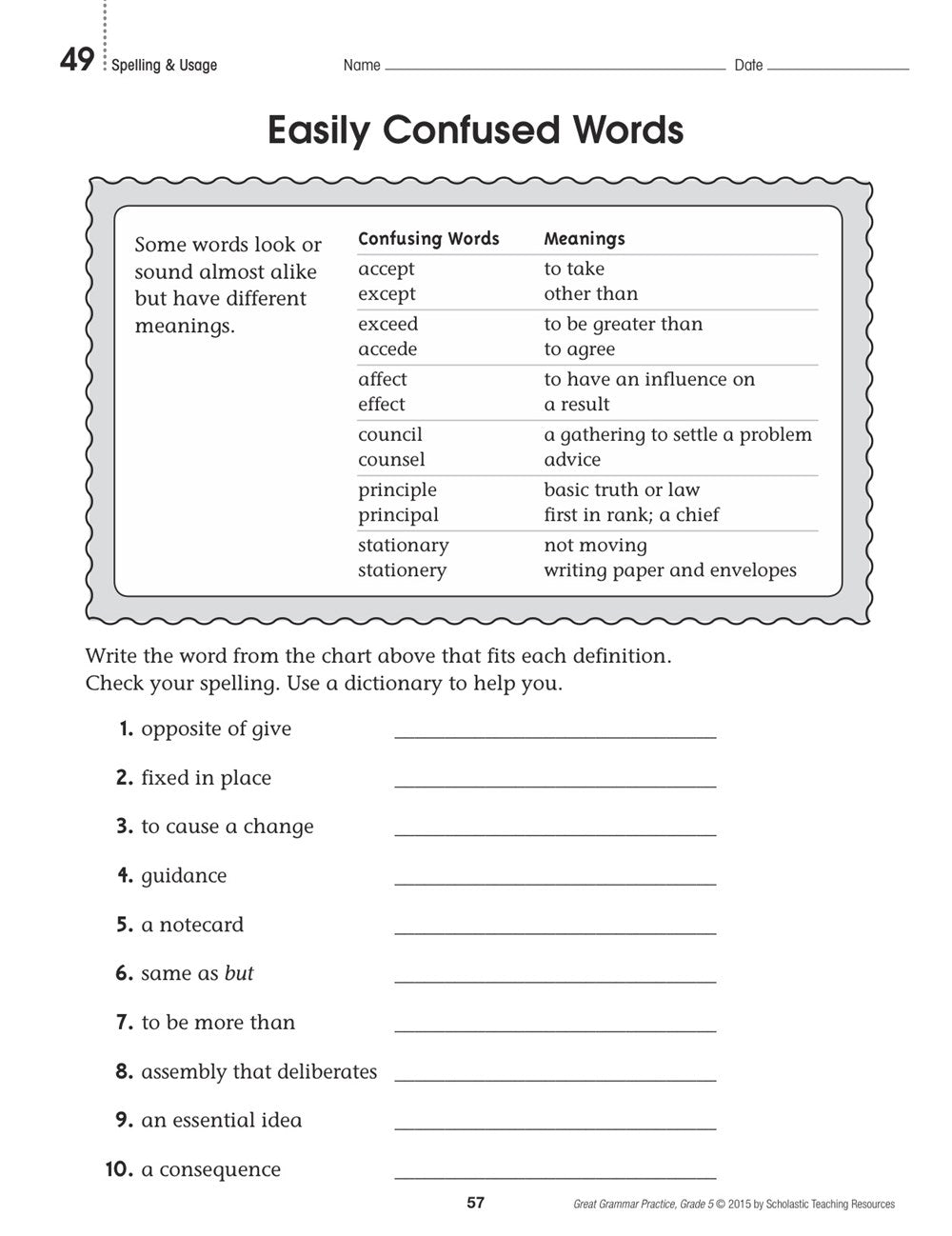 Great Grammar Practice: Grade 5