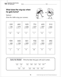 100 Math Practice Pages: Grade 4