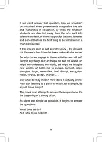 What Art Does: An Unfinished Theory