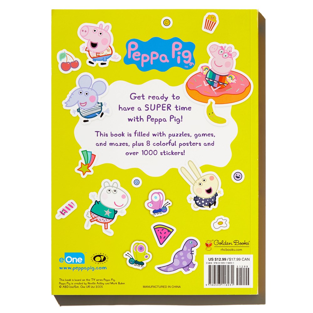 Peppa Pig Super Sticker Book: Over 1000 Stickers & 8 Posters