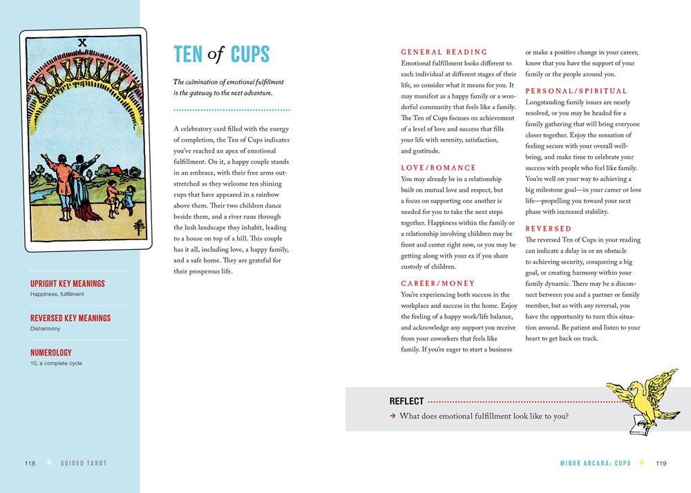 Guided Tarot: A Beginner's Guide to Card Meanings, Spreads, and Intuitive Exercises for Seamless Readings (Guided Metaphysical Readings)