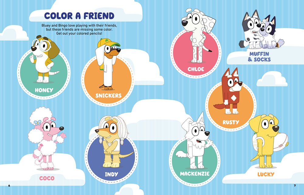 Bluey: Time to Play!: A Sticker & Activity Book