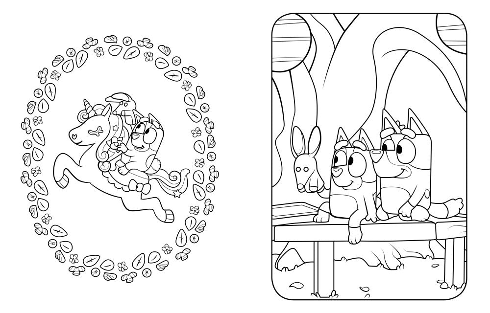 Bluey: Big Backyard: A Coloring Book