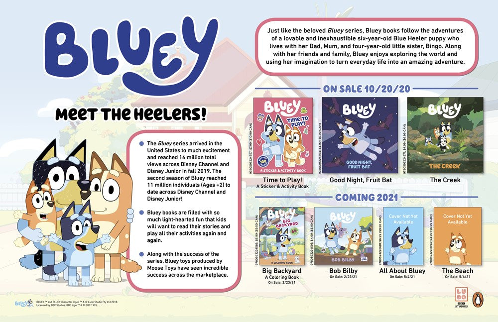 Bluey: Big Backyard: A Coloring Book