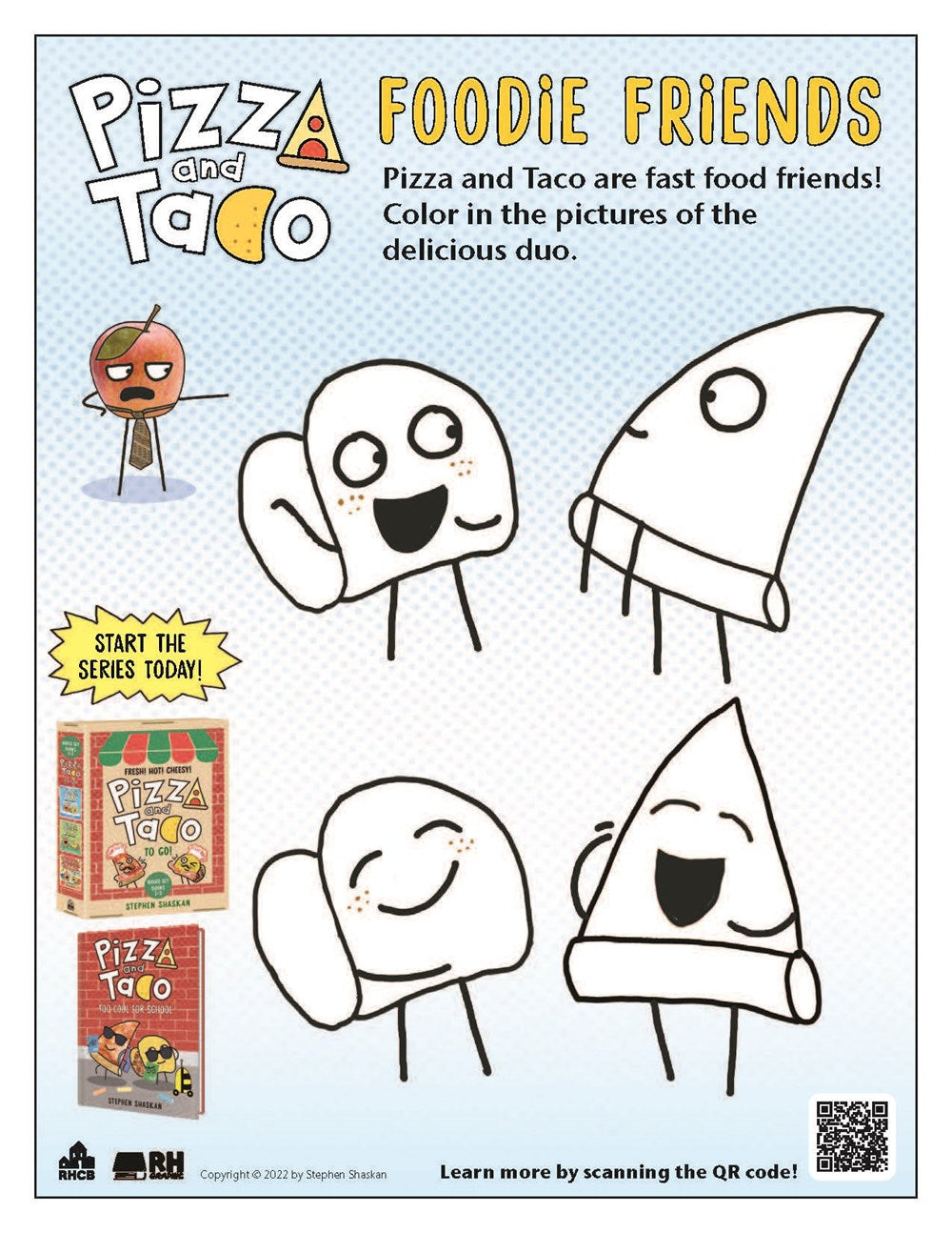 Pizza and Taco: Too Cool for School: (A Graphic Novel)