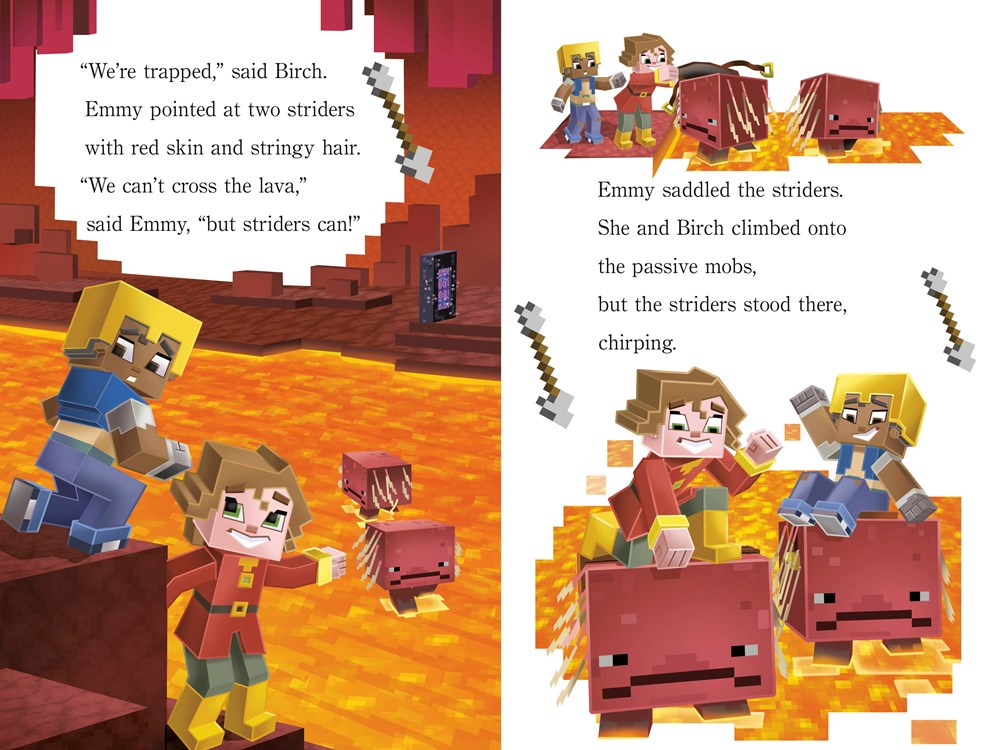 Escape from the Nether! (Minecraft) (Step into Reading)