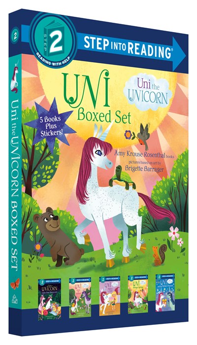 Uni the Unicorn Step into Reading Boxed Set: Uni Brings Spring; Uni's First Sleepover; Uni Goes to School; Uni Bakes a Cake; Uni and the Perfect Present