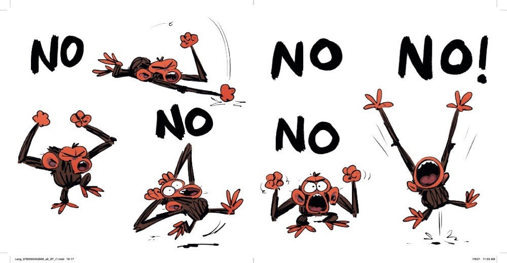 Grumpy Monkey Says No! (Grumpy Monkey Board Books)