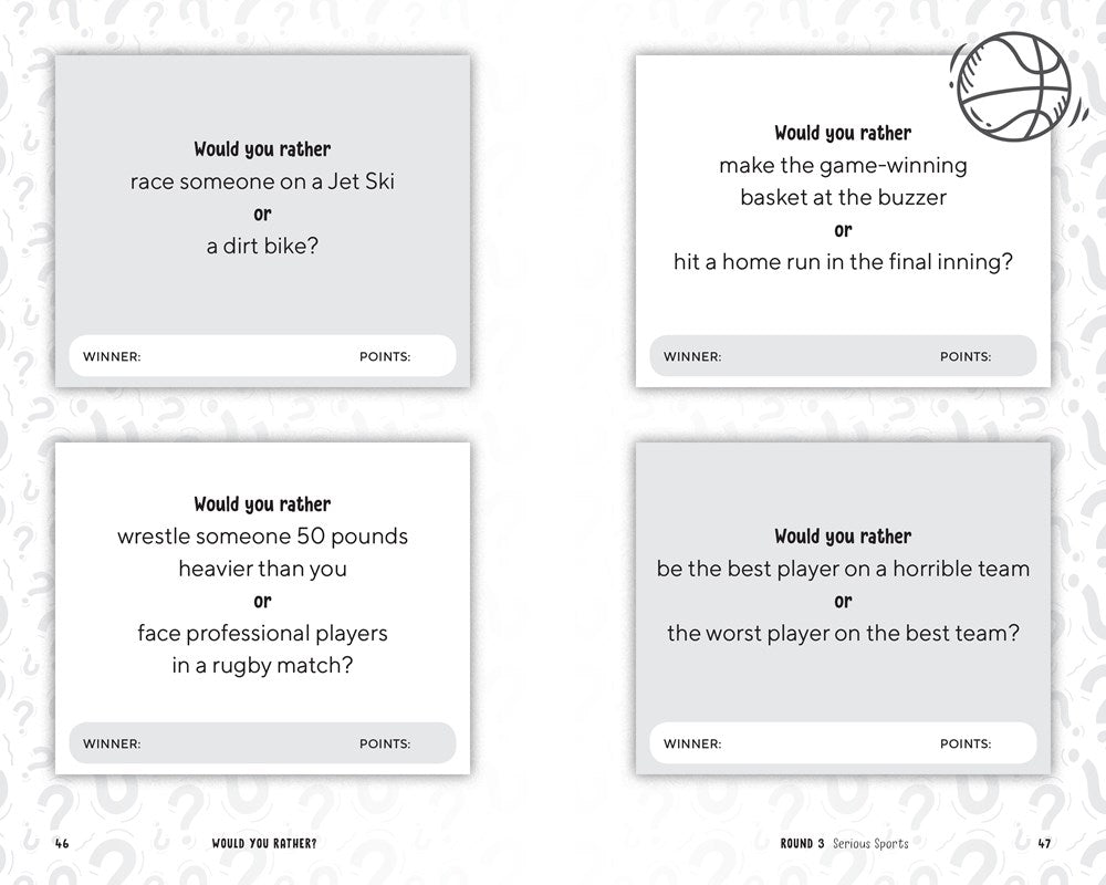 Would You Rather? Family Challenge! Edition: Hilarious Scenarios & Crazy Competition for Kids, Teens, and Adults
